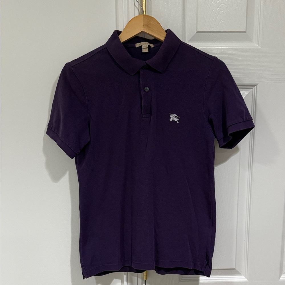 Burberry Rich Purple Men’s Polo Shirt